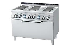 CFQ6 - 712 ET ﻿﻿Kuchnia elektryczna z piekarnikiem RM Gastro