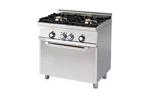 CF2 - 68 GEM WOK ﻿﻿Kuchnia gazowa WOK z piekarnikiem elektrycznym RM Gastro