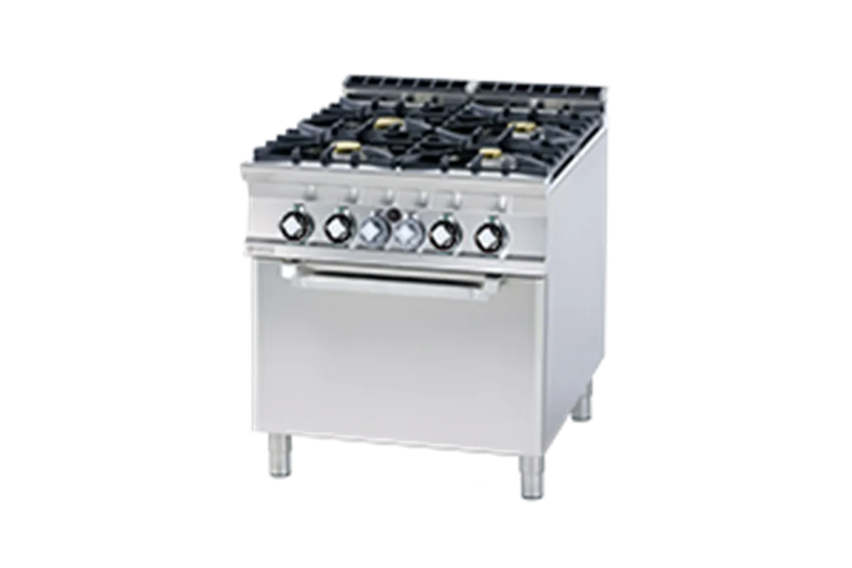 CF4 - 98 G ﻿﻿Kuchnia gazowa z piekarnikiem RM Gastro