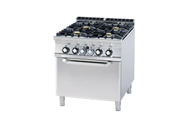 CF4 - 98 G ﻿﻿Kuchnia gazowa z piekarnikiem RM Gastro