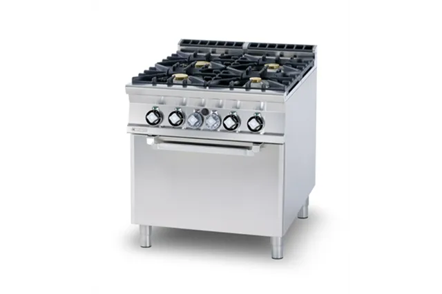 CF4 - 98 GE ﻿﻿Kuchnia gazowa z piekarnikiem elektrycznym RM Gastro