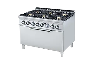 CF6 - 912 G ﻿﻿Kuchnia gazowa z piekarnikiem RM Gastro