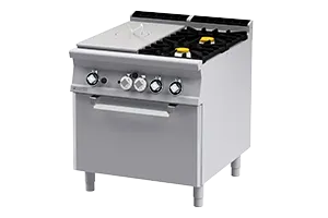 TPF2 - 98 GE ﻿﻿Kuchnia żeliwna z piekarnikiem elektrycznym RM Gastro