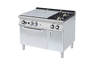 TPF2 - 912 GV ﻿﻿Kuchnia żeliwna z piekarnikiem RM Gastro