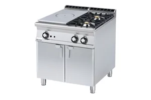 TP2 - 98 G ﻿﻿Kuchnia żeliwna z szafką RM Gastro