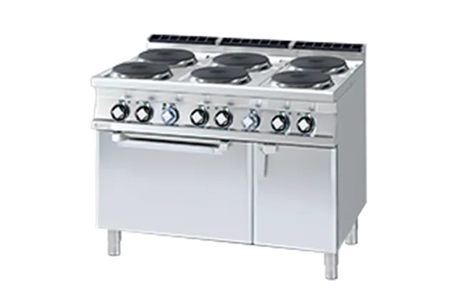 CF6 - 912 ETV ﻿﻿Kuchnia elektryczna z piekarnikiem RM Gastro