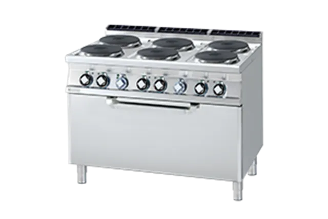 CF6 - 912 ET ﻿﻿Kuchnia elektryczna z piekarnikiem RM Gastro