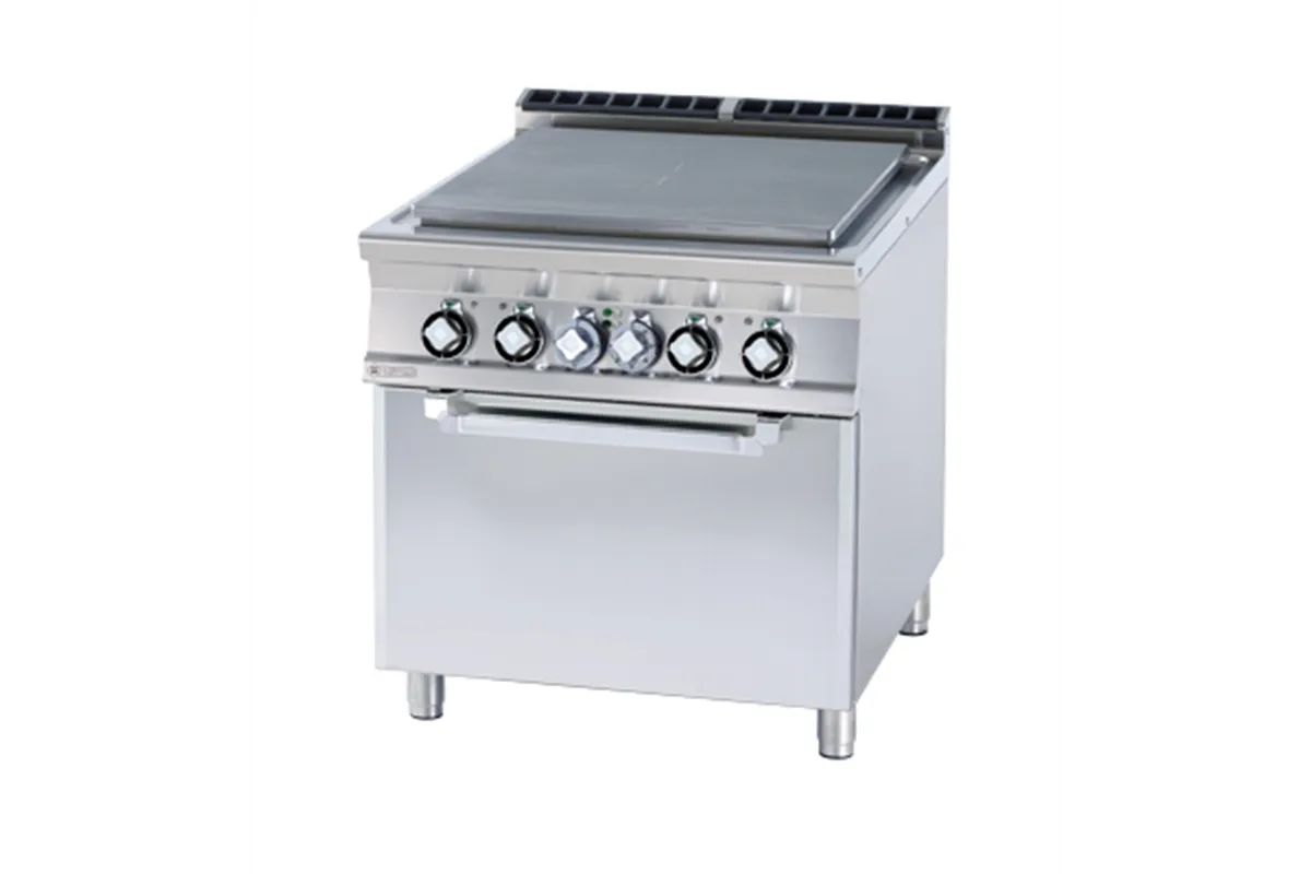 TPF - 98 ET ﻿﻿Kuchnia żeliwna elektryczna z piekarnikiem RM Gastro