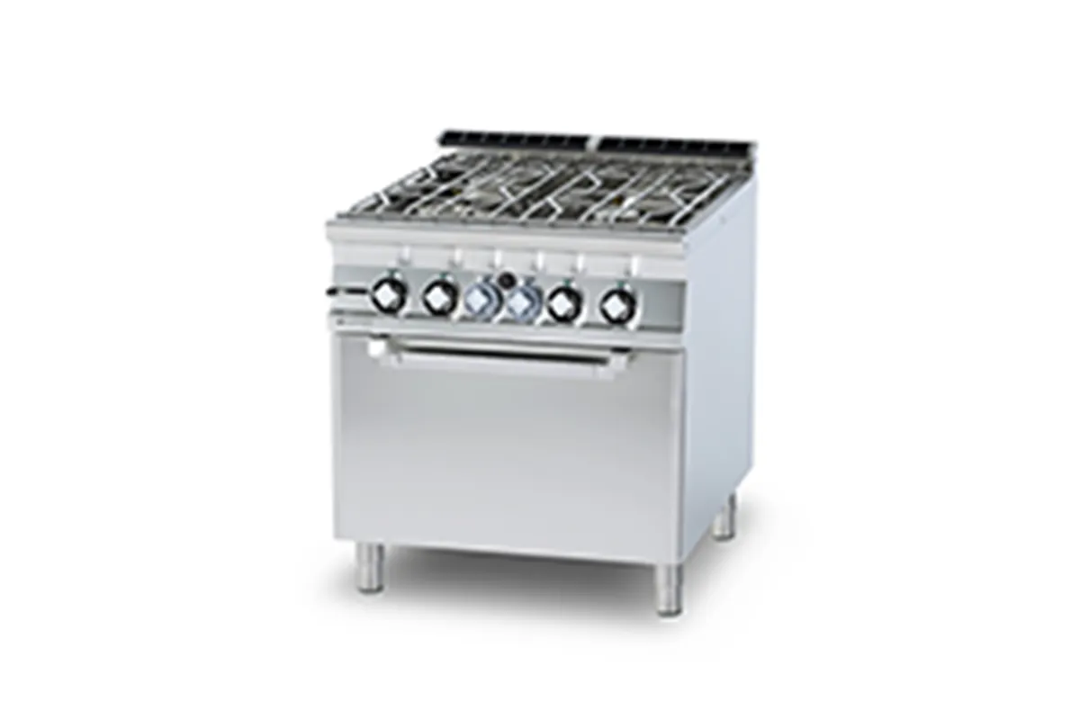 CFA4 - 98 G ﻿﻿Kuchnia wodna gazowa z piekarnikiem RM Gastro