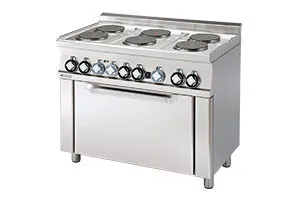CF6 - 610 ET ﻿﻿Kuchnia elektryczna z piekarnikiem RM Gastro