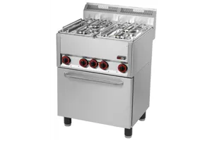 SPT 60 GL ﻿Kuchnia gazowa z piekarnikiem elektrycznym Red Fox