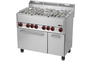 SPT 90 GLS ﻿Kuchnia gazowa z piekarnikiem elektrycznym Red Fox