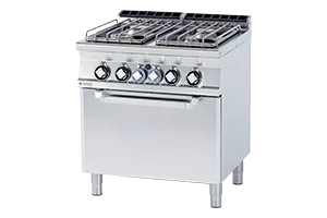 CF4 - 78 G/P ﻿﻿Kuchnia gazowa z piekarnikiem RM Gastro