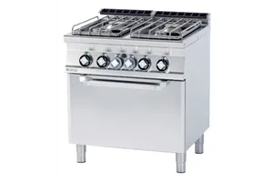 CF4 - 78 GE/P ﻿﻿Kuchnia gazowa z piekarnikiem elektrycznym RM Gastro
