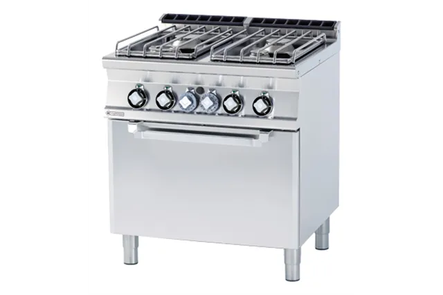 CF4 - 78 GE/P ﻿﻿Kuchnia gazowa z piekarnikiem elektrycznym RM Gastro