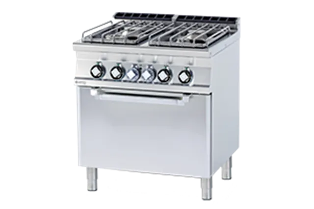CFV4 - 78 GE/P ﻿﻿Kuchnia gazowa z piekarnikiem elektrycznym RM Gastro