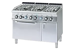 CF6 - 712 GV/P ﻿﻿Kuchnia gazowa z piekarnikiem RM Gastro