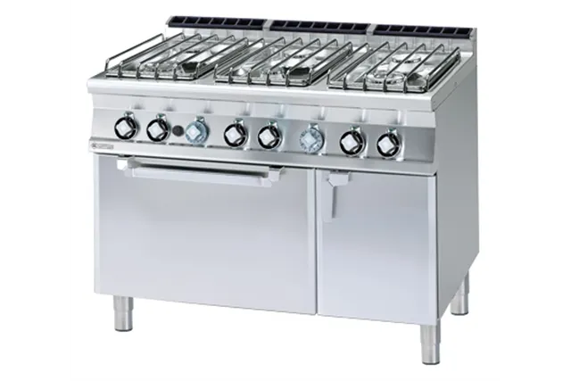 CF6 - 712 GETV/P ﻿﻿Kuchnia gazowa z piekarnikiem i szafką RM Gastro