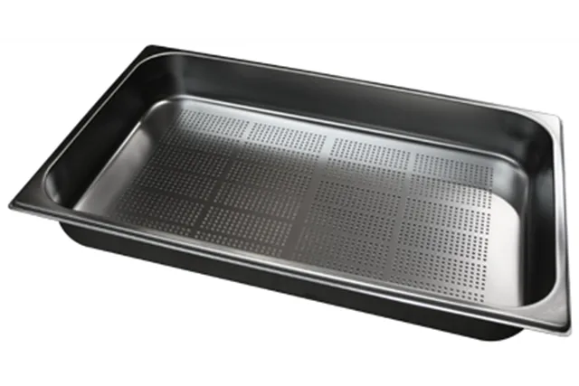 GND - 1/1-100 ﻿Pojemnik gastronomiczny GN 1/1 perforowany Red Fox