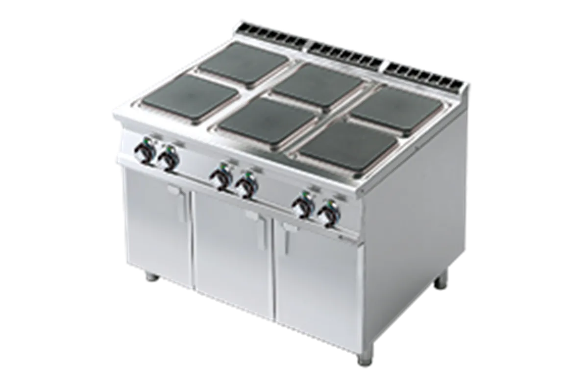 PCQ - 912 ET ﻿﻿Kuchnia elektryczna z szafką RM Gastro