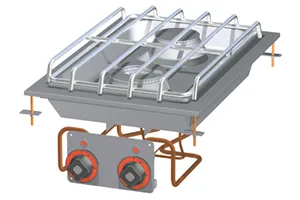 PCD - 64 G ﻿﻿Kuchnia stołowa gazowa RM Gastro