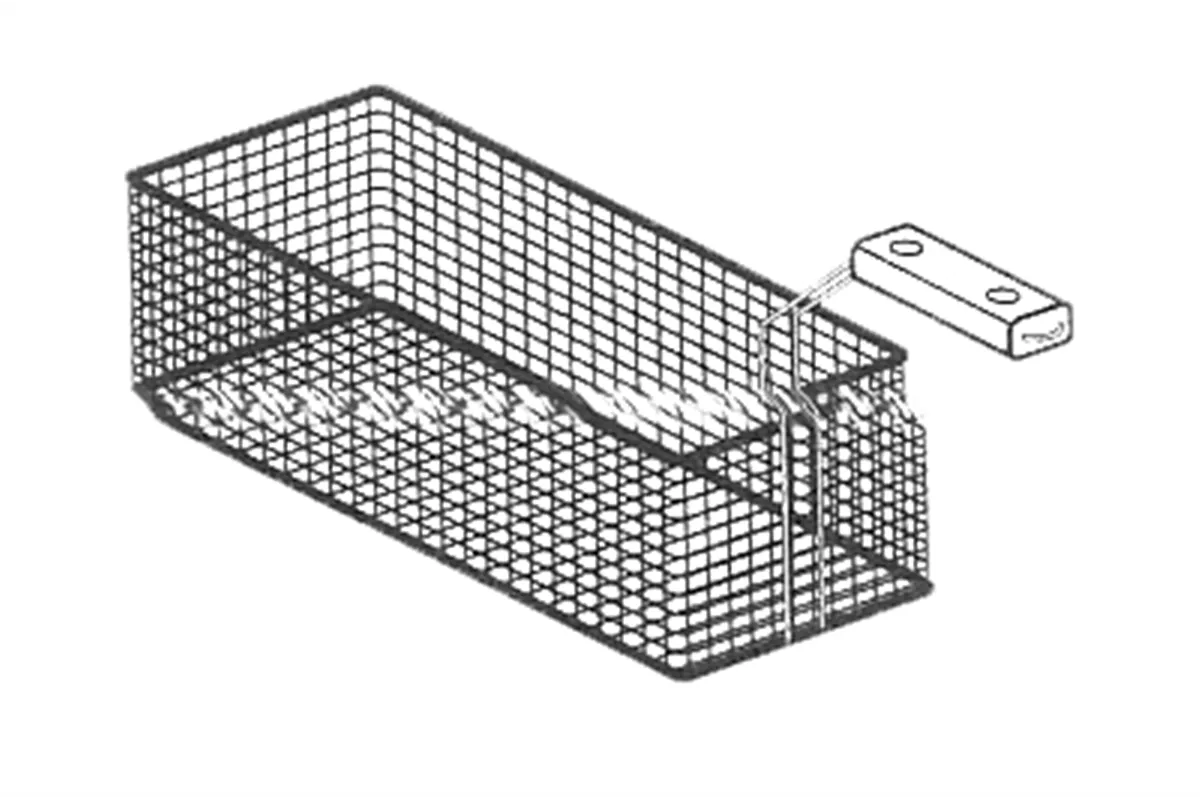Kosz 1/2 ﻿﻿Kosz 1/2 do frytownicy F - 18 RM Gastro