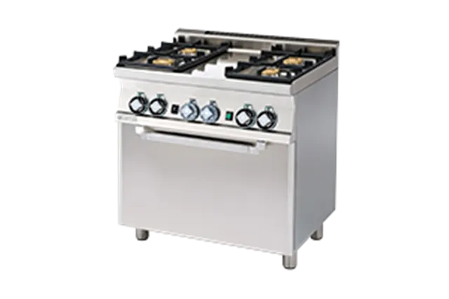 CF4 - 68 G ﻿﻿Kuchnia gazowa z piekarnikiem RM Gastro