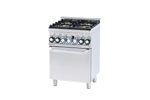 CFM4 - 66 GEM ﻿﻿Kuchnia gazowa z piekarnikiemelektrycznym RM Gastro