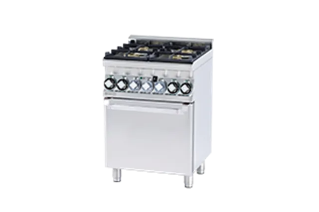 CFM4 - 66 GEM ﻿﻿Kuchnia gazowa z piekarnikiemelektrycznym RM Gastro