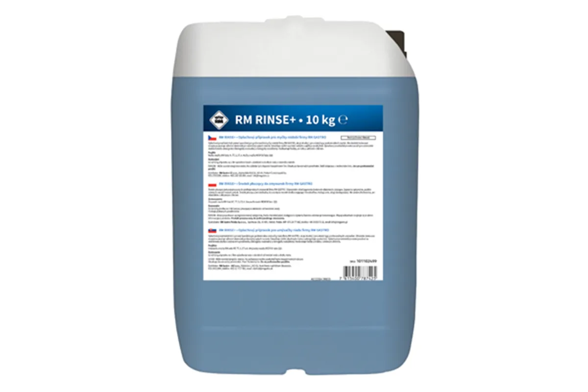 RM RINSE+ 10kg środek nabłyszczający do profesjonalnych zmywarek Red Fox 00001510