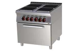 SPQT 90/80 - 21 E ﻿Kuchnia elektryczna z piekarnikiem Red Fox