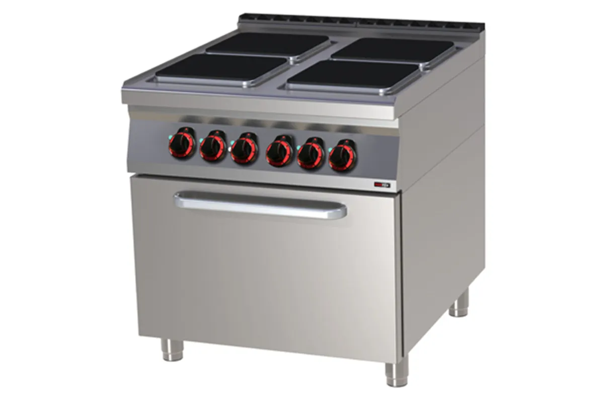 SPQT 90/80 - 21 E ﻿Kuchnia elektryczna z piekarnikiem Red Fox