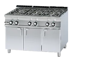 PCA - 712 GP ﻿﻿Kuchnia wodna gazowa z szafką RM Gastro