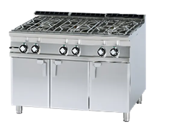 PCA - 712 GP ﻿﻿Kuchnia wodna gazowa z szafką RM Gastro