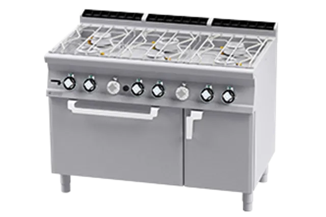 CFA6 - 712 GPV ﻿﻿Kuchnia wodna gazowa z piekarnikiem RM Gastro