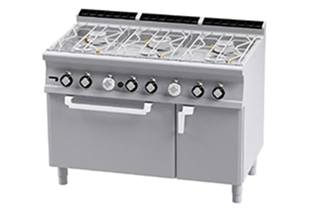 CFA6 - 912 GV ﻿﻿Kuchnia wodna gazowa z piekarnikiem RM Gastro