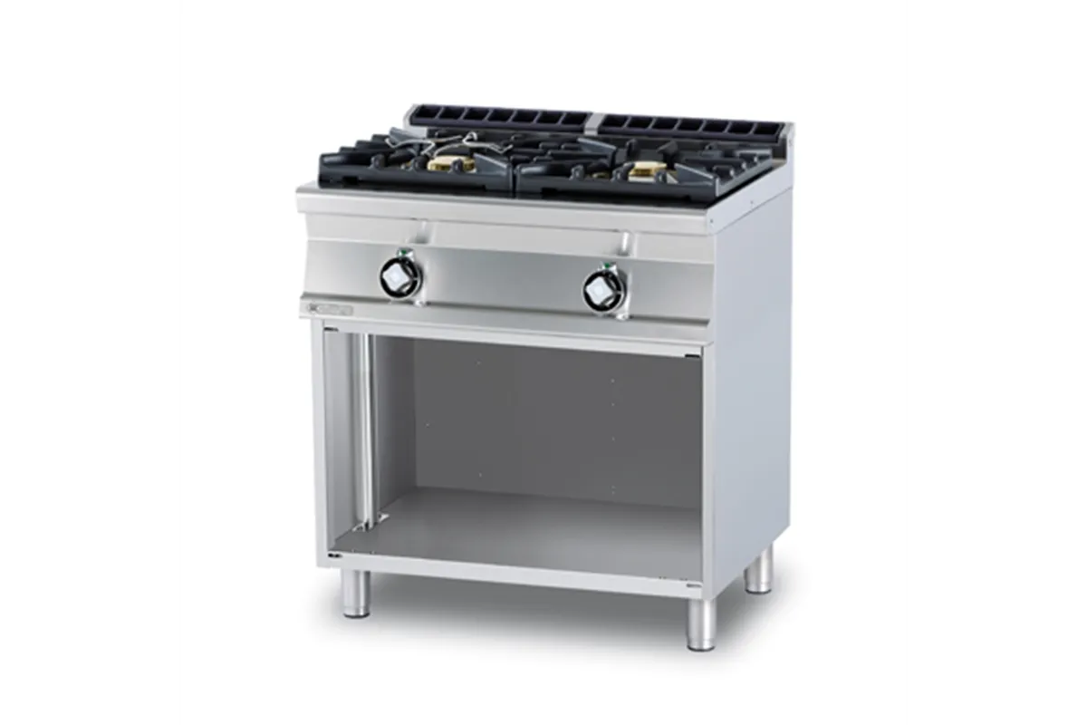 PC2- 78 G Kuchnia gazowa z szafką RM GASTRO