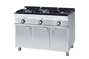 PC3- 712 G ﻿﻿Kuchnia gazowa z szafką RM Gastro
