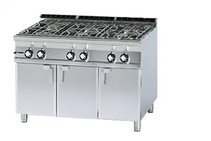 PCA - 912 G ﻿﻿Kuchnia wodna gazowa z szafką RM Gastro