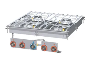 PCAD - 88 G ﻿﻿Kuchnia stołowa wodna gazowa RM Gastro