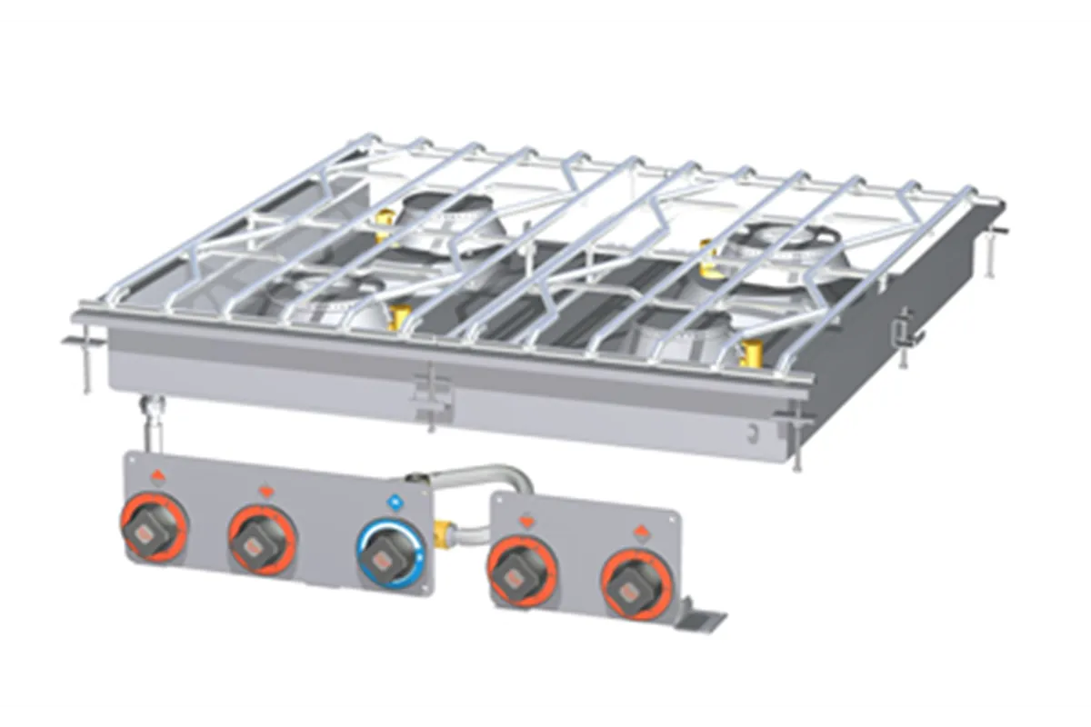PCAD - 88 G ﻿﻿Kuchnia stołowa wodna gazowa RM Gastro