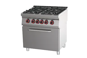 SPBT 70/80 21 GE ﻿Kuchnia gazowa z piekarnikiem elektrycznym Red Fox