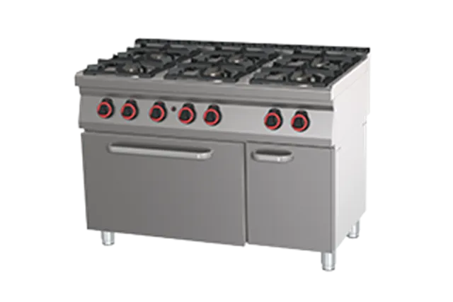 SPBT 70/120 21 G ﻿Kuchnia gazowa z piekarnikiem Red Fox