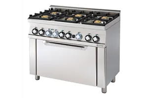 CFM6 - 610 GEM ﻿﻿Kuchnia gazowa z piekarnikiemelektrycznym RM Gastro