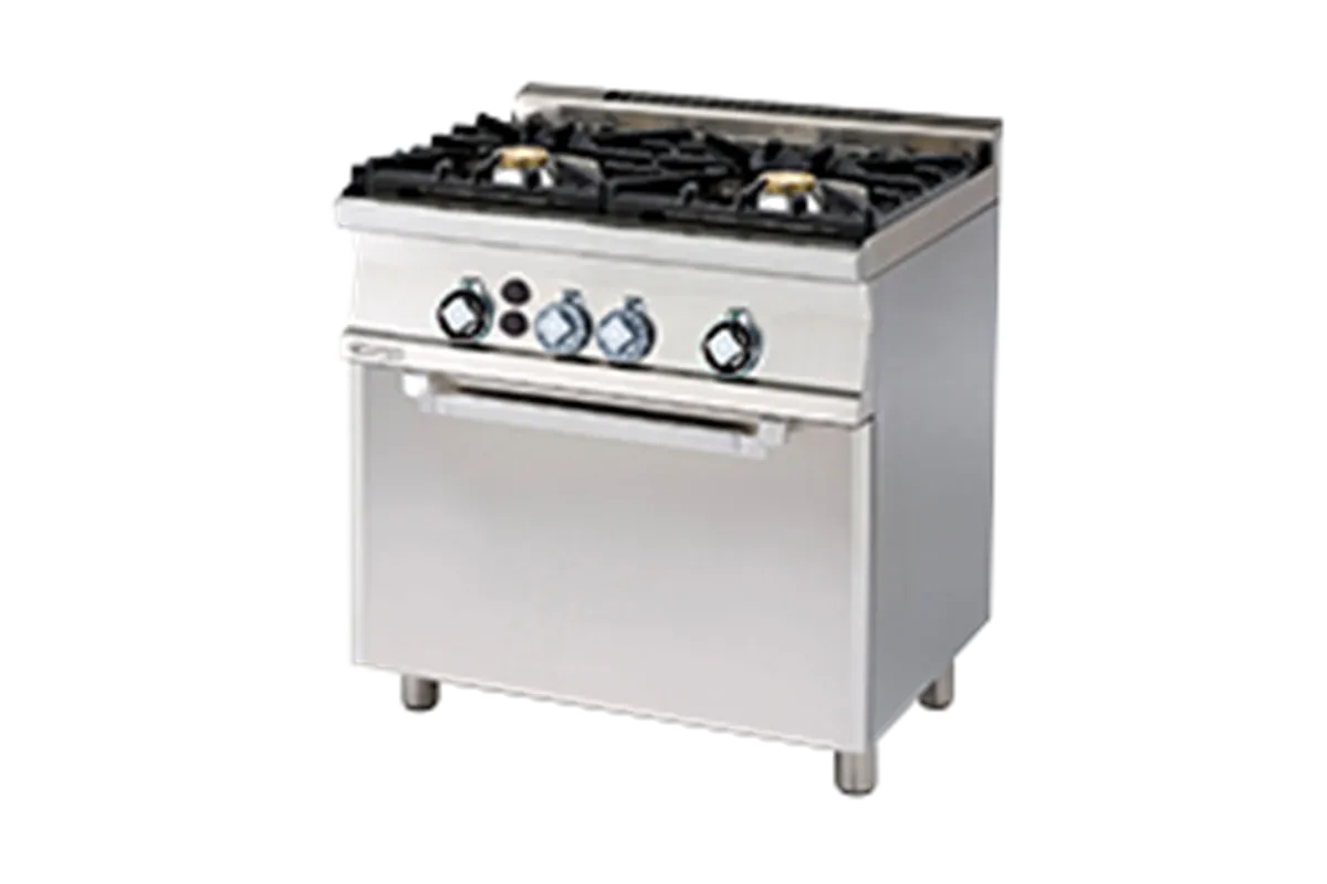 CF2 - 68 G WOK ﻿﻿Kuchnia gazowa WOK z piekarnikiem RM Gastro