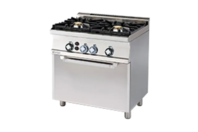 CF2 - 68 G WOK ﻿﻿Kuchnia gazowa WOK z piekarnikiem RM Gastro