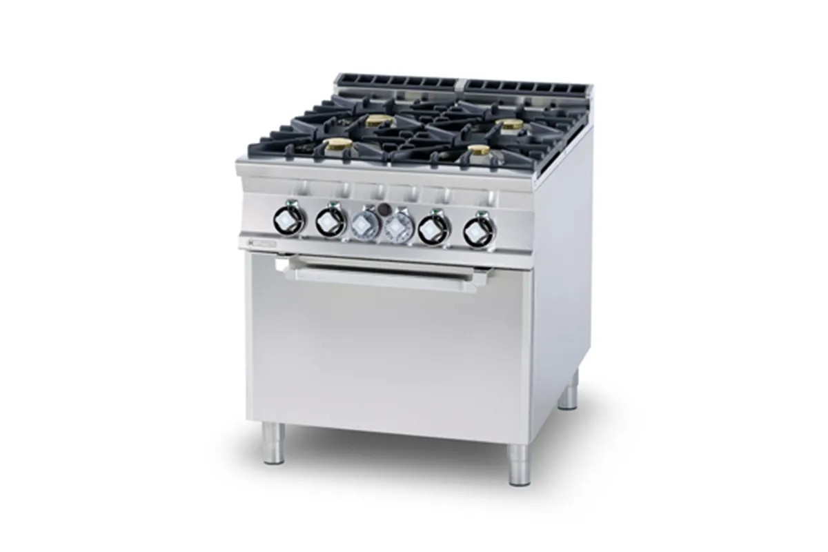 CFV6 - 912 GEV ﻿﻿Kuchnia gazowa z piekarnikiem elektrycznym RM Gastro