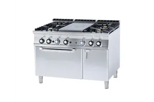 TPF4 - 912 GV ﻿﻿Kuchnia żeliwna z piekarnikiem RM Gastro