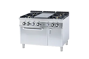 TPF4 - 912 GEV ﻿﻿Kuchnia żeliwna z piekarnikiem elektrycznym RM Gastro