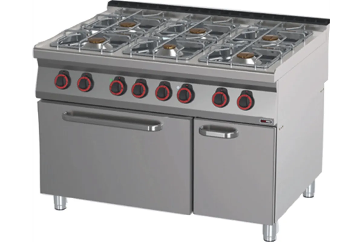 SPT 90/120 - 21 G ﻿Kuchnia gazowa z piekarnikiem elektrycznym Red Fox